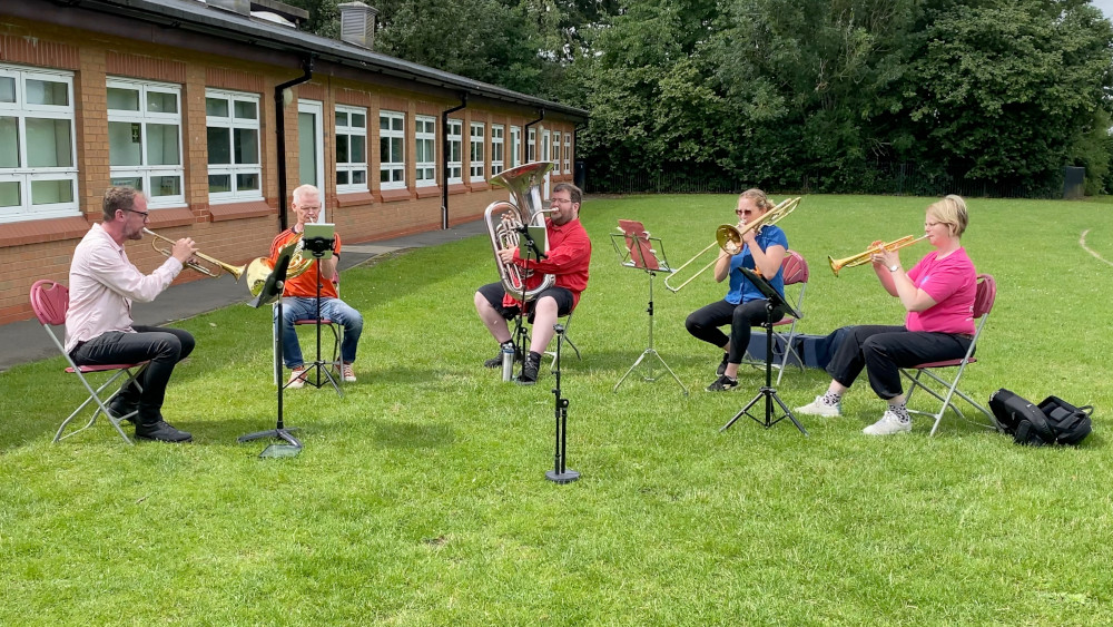 Manchester Chamber Brass at Middlewich Primary School