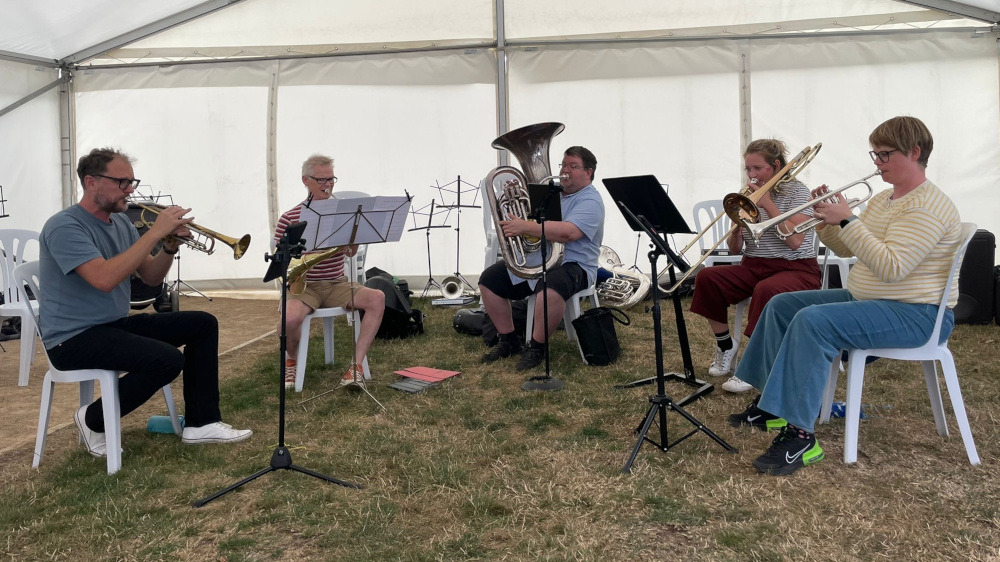 Manchester Chamber Brass at King's Moat Summer Fete